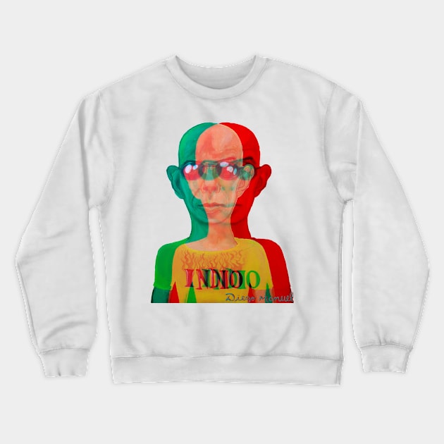 Indio rockstar 3d Crewneck Sweatshirt by diegomanuel